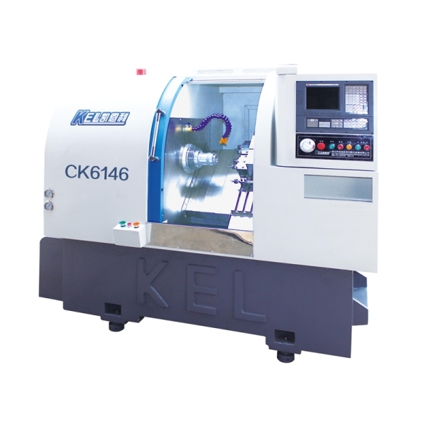 CKX6146C—C∠45斜床身 (排刀型帶端銑側銑動力頭）車銑復合數控車床—標準配置