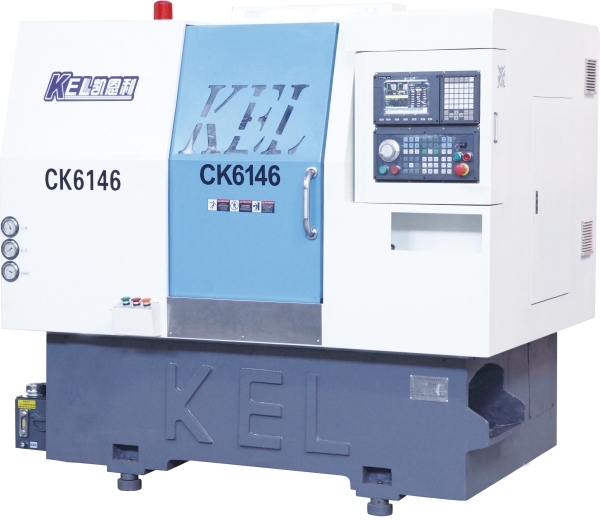 46 排刀型 帶尾座( 45度斜床身 線軌機(jī))CKX6146C-W